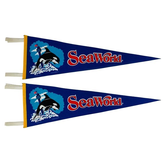 Vintage Sea World Pennant Orlando Florida | Sold Separately - Picture 7 of 8